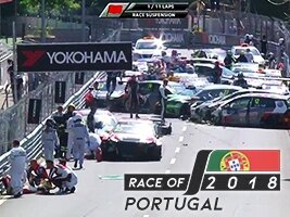 WTCR 2018: Массовая авария на городской трассе Вила-Реал в Португалии