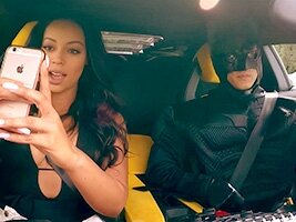 "Бэтмен такси" на Lamborghini